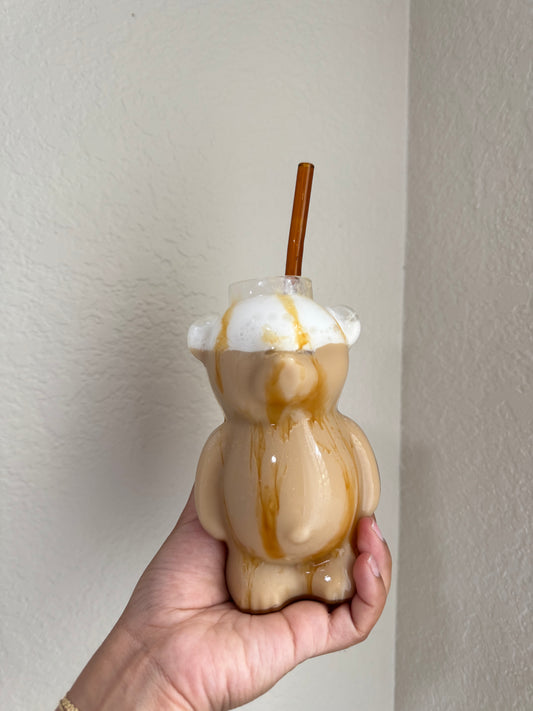 11oz teddy bear glass