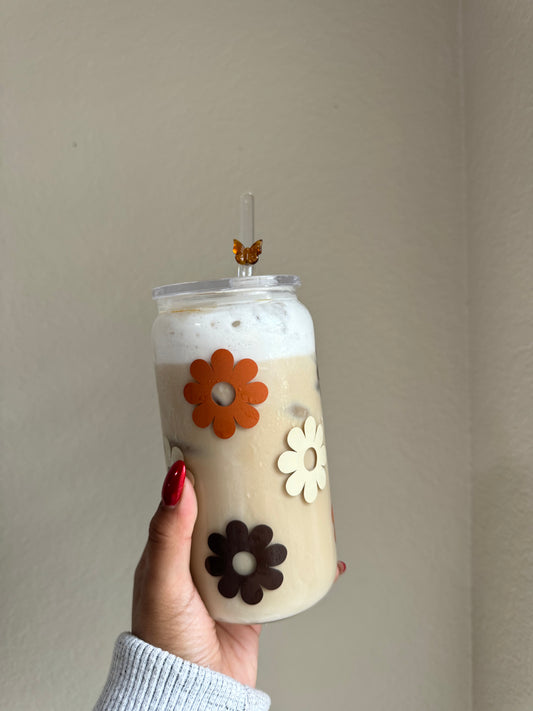 Retro Daisy Glass