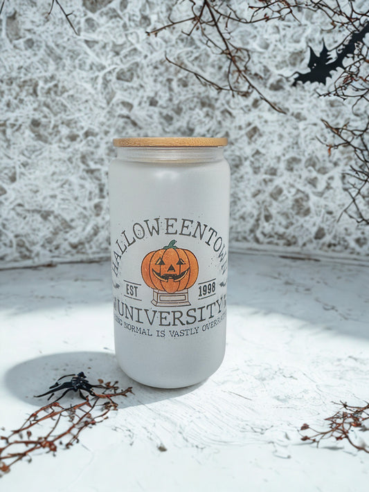 Halloween Town University Glass