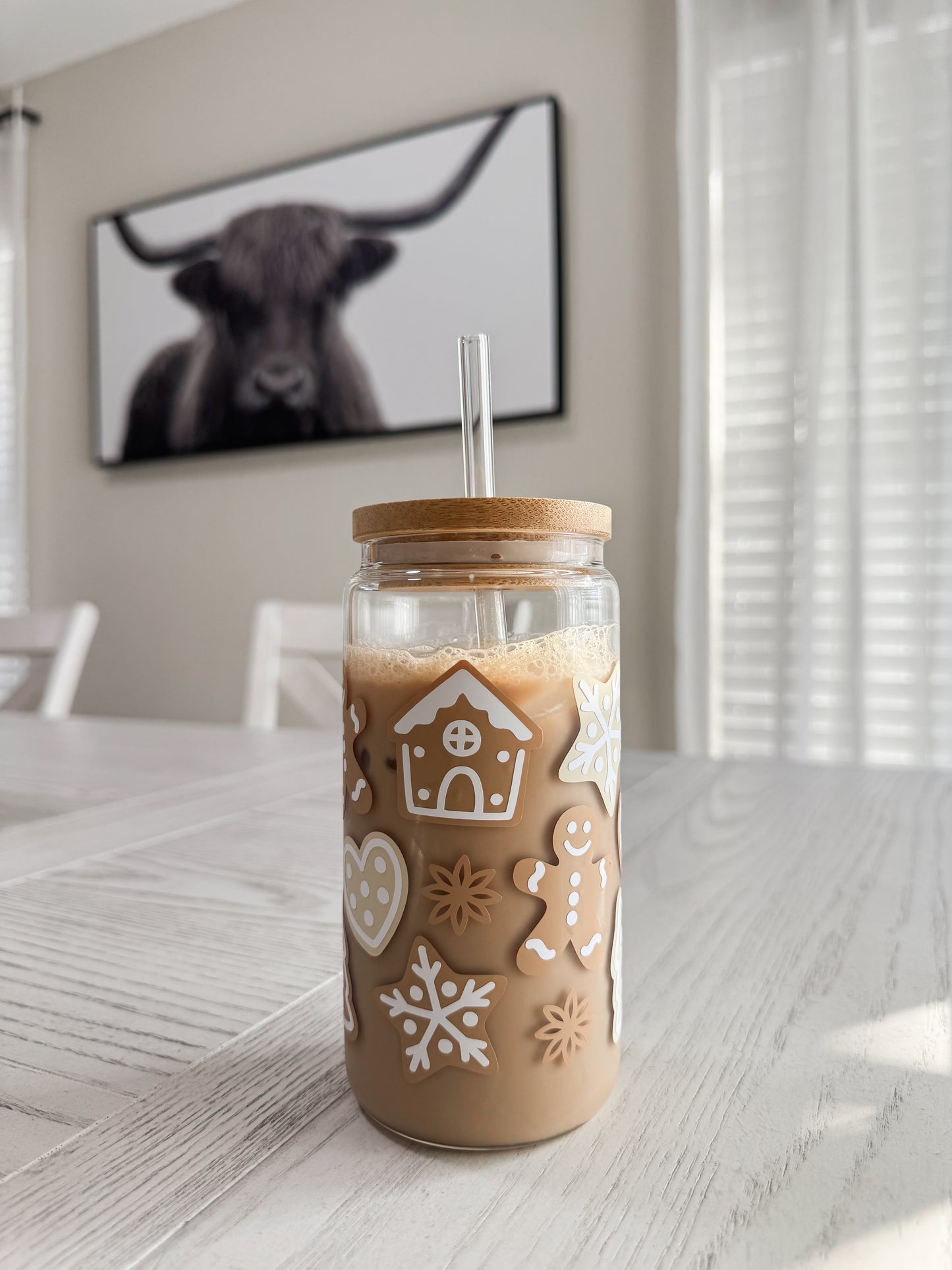 16oz sugar cookies glass